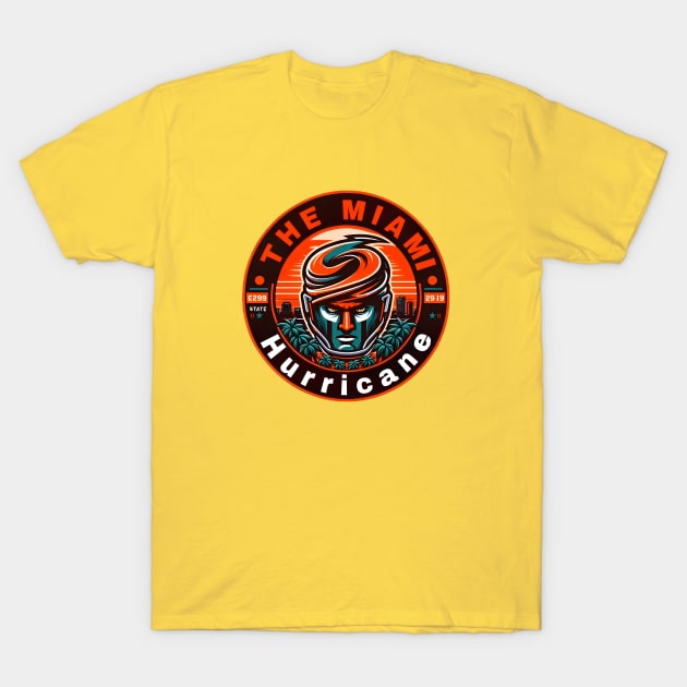 Miami Hurricane Wonderland T-Shirt by TeeVee